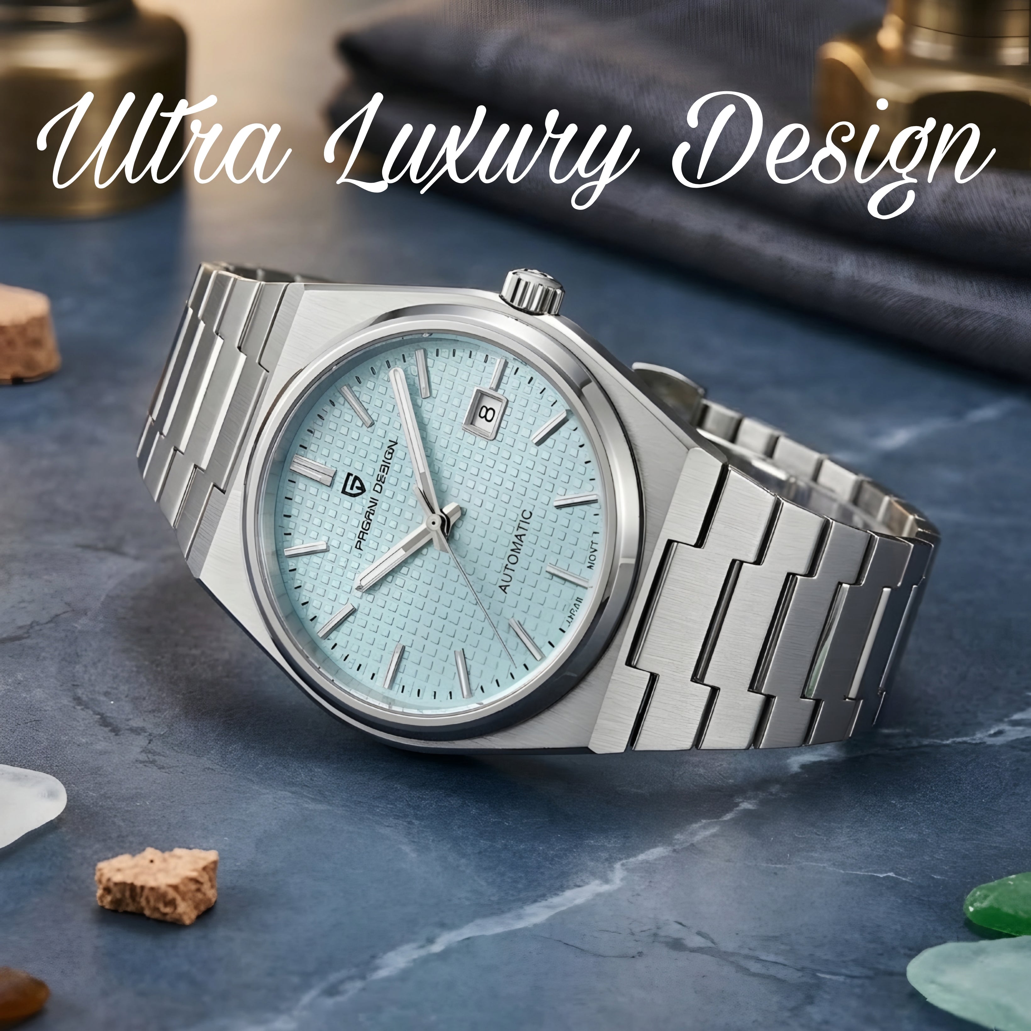 Pagani Design Luxury Limited Edition Watch. (Premium Ice Blue Design)